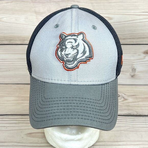 New Era Cincinnati Bengals Hat Size S/M 39Thirty Flex Stretch Fitted Cap Gray - Picture 3 of 16